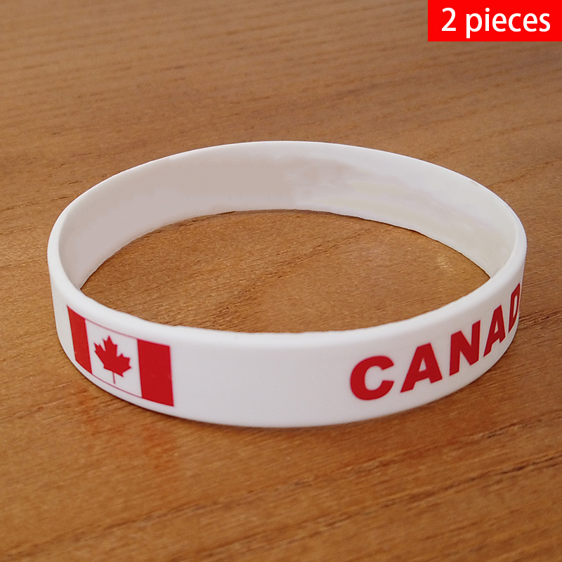 Women'S Accessories Canada - العلم الوطني الكندي الأساور للرجال والنساء