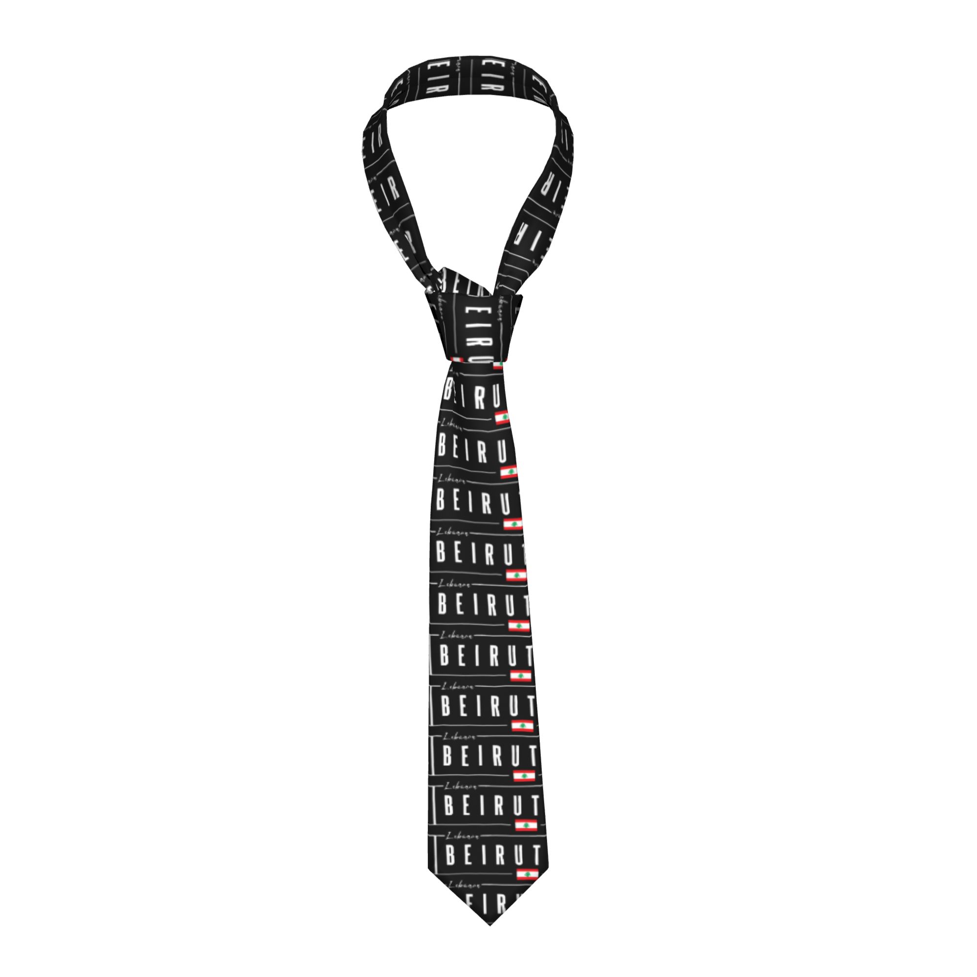 Women Accessories Lebanon - ربطة عنق بعلم بيروت وليبيا، ربطات