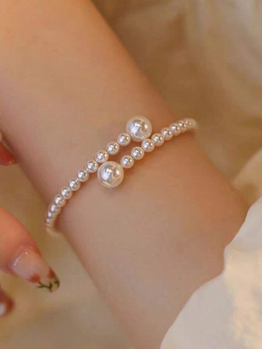 قطعة واحدة من سوار اللؤلؤ الصن - مراجعة Women Accessories Bracelet وسعره