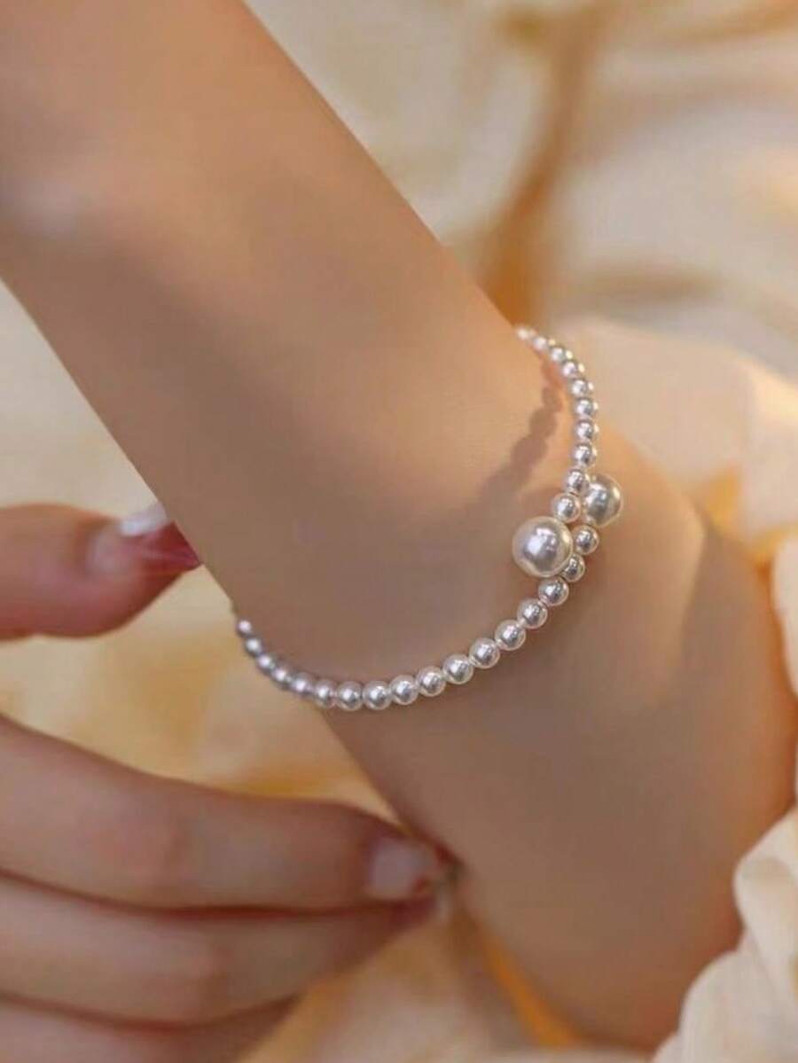 قطعة واحدة من سوار اللؤلؤ الصن - مراجعة Women Accessories Bracelet وسعره