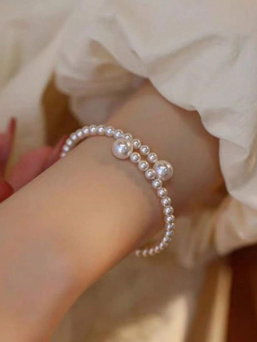 قطعة واحدة من سوار اللؤلؤ الصن - مراجعة Women Accessories Bracelet وسعره