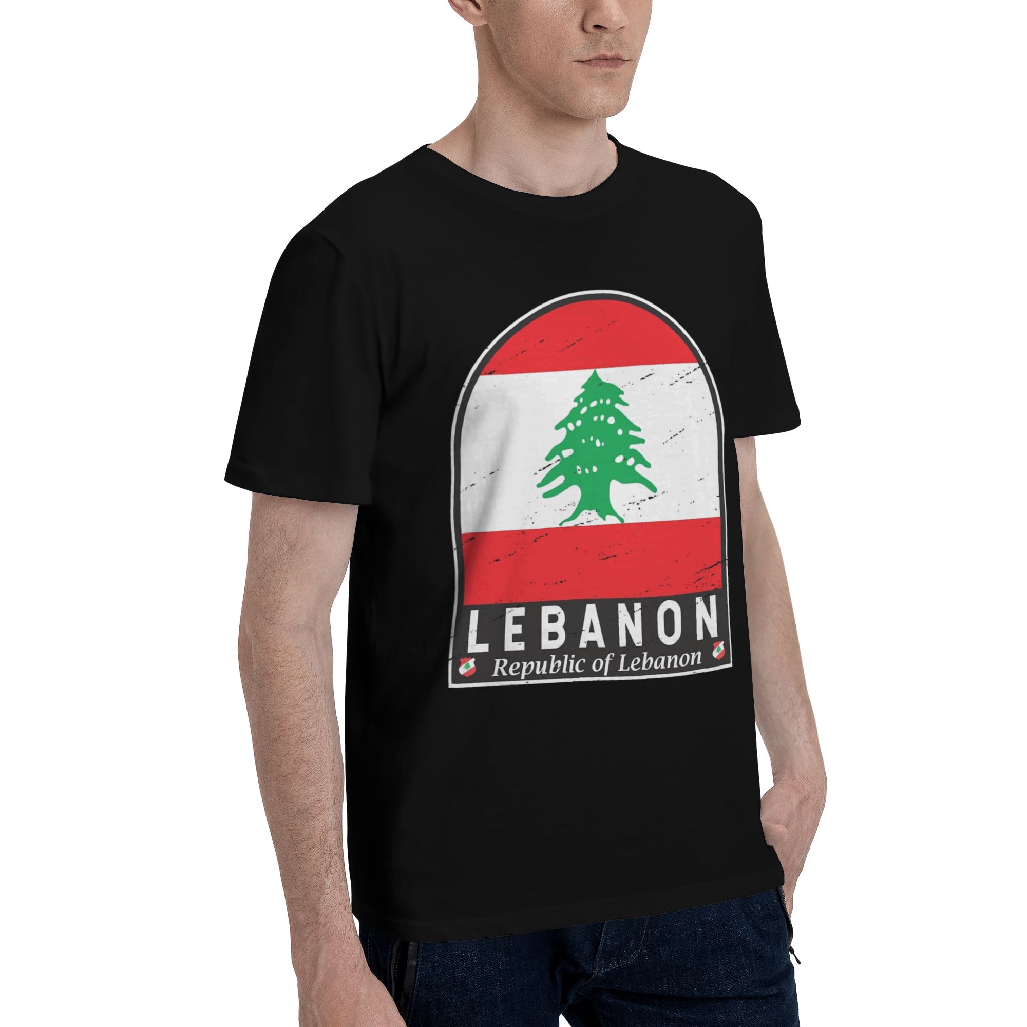 تي شيرت بتصميم قلب علم لبنان ل - مراجعة Women Accessories Lebanon وسعره