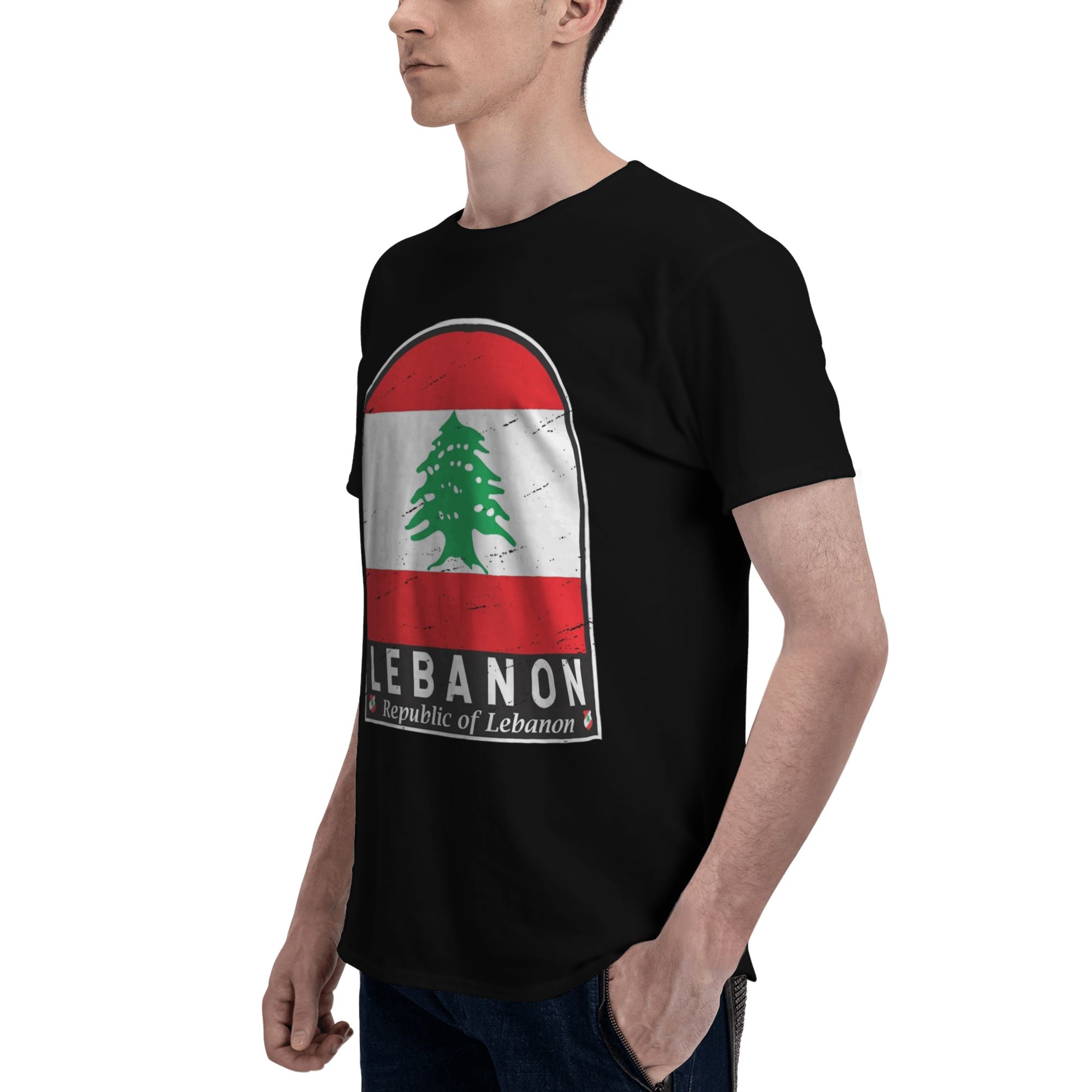 تي شيرت بتصميم قلب علم لبنان ل - مراجعة Women Accessories Lebanon وسعره