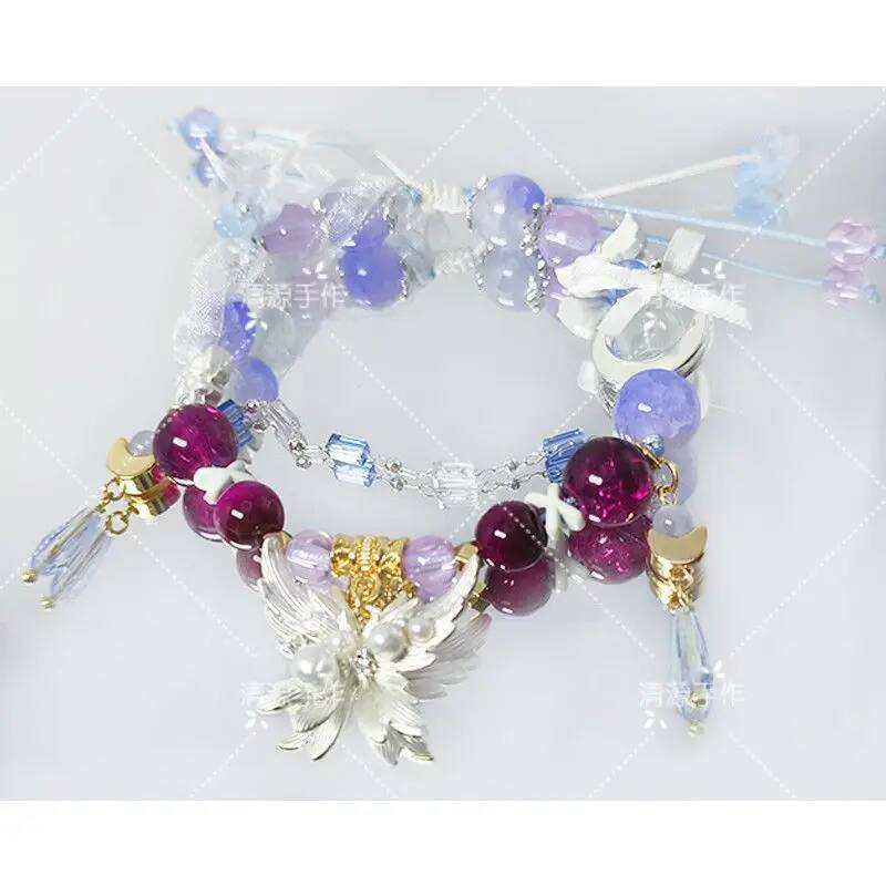 سوار أنيق من الخرز الكريستالي  - مراجعة Women Accessories Bracelet وسعره