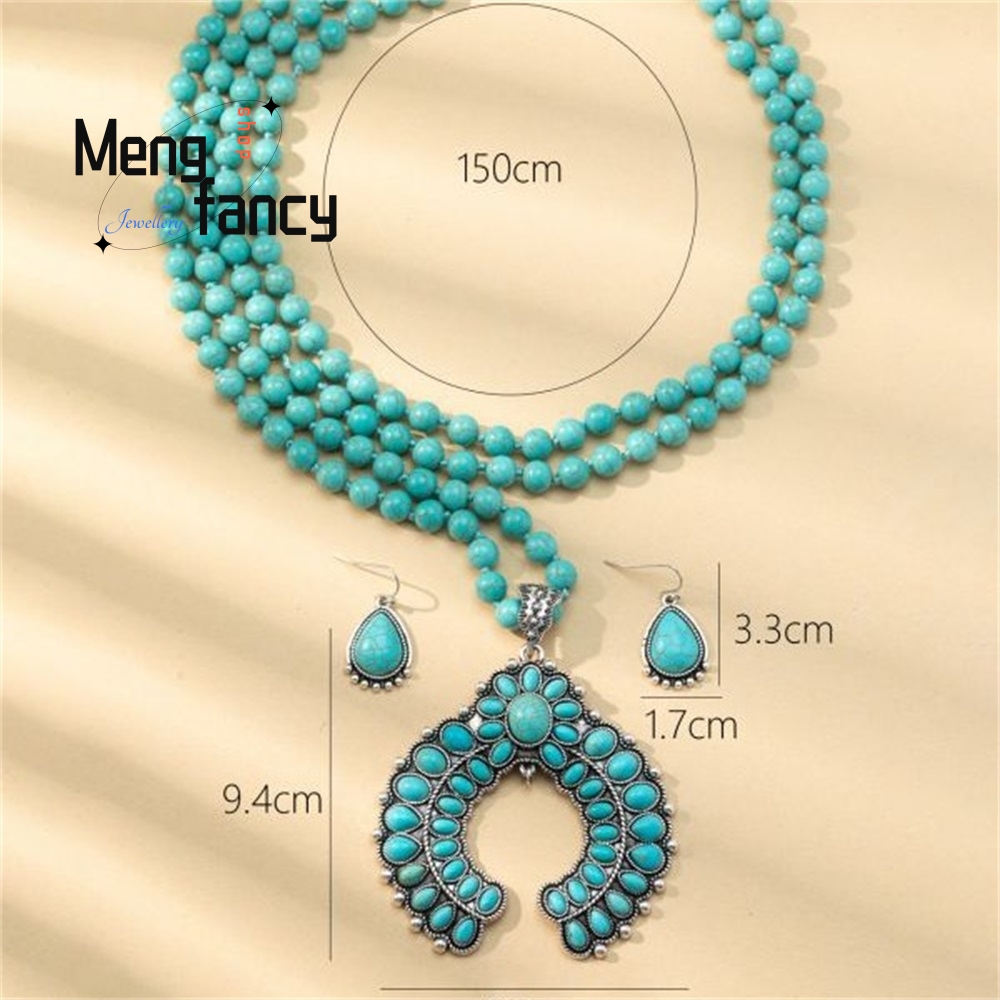 الرجعية ثلاث طبقات زهرة الأقرا - مراجعة Layered Necklace Set وسعره