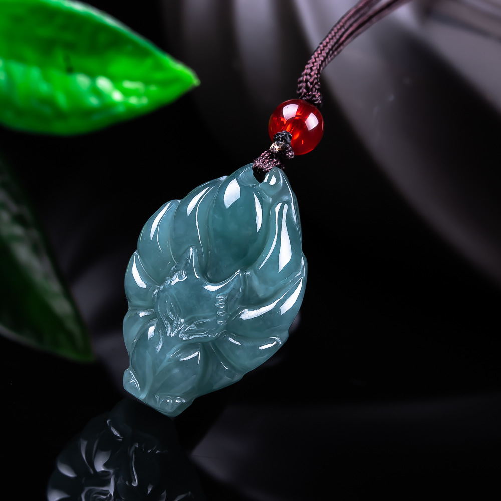قلادة ثعلب من اليشم البورمي ال - مراجعة Women Accessories Products وسعره