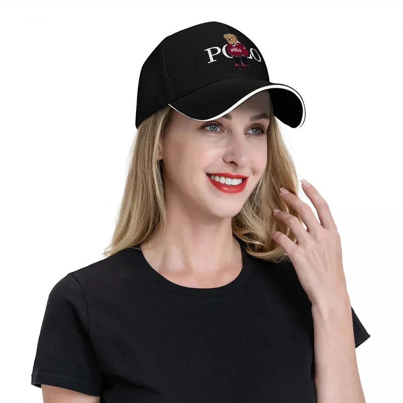 قبعة بيسبول سوداء جديدة بشعار  - مراجعة Women Accessories Logo Design وسعره
