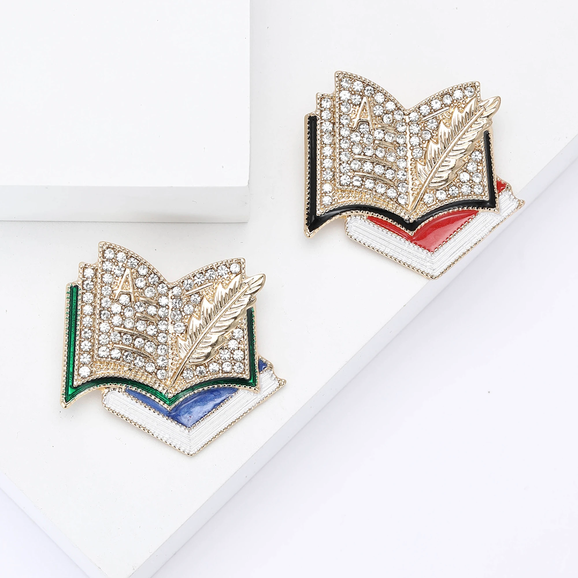 موضة حجر الراين الريشة القلم ك - مراجعة Women Accessories Drawing وسعره